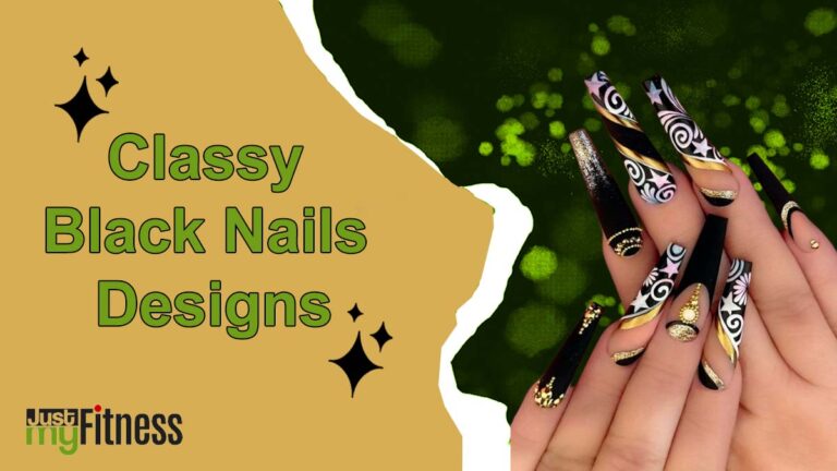 Classy Black Nails Designs